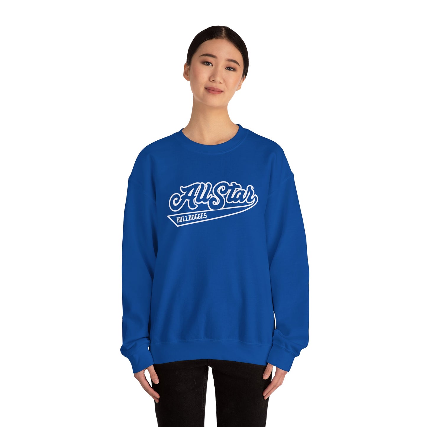 'Classic White' Logo Unisex Crewneck Sweatshirt