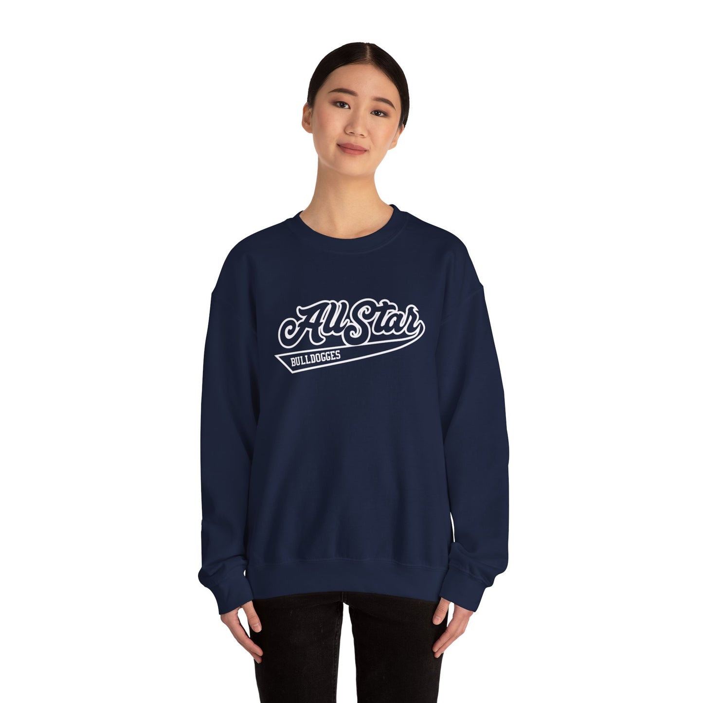 'Classic White' Logo Unisex Crewneck Sweatshirt